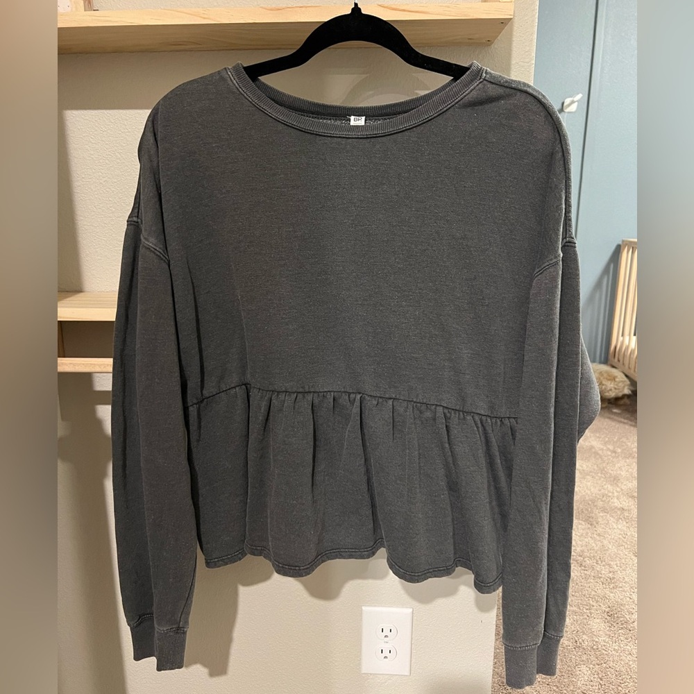 BP Peplum Sweater - Size L - EUC